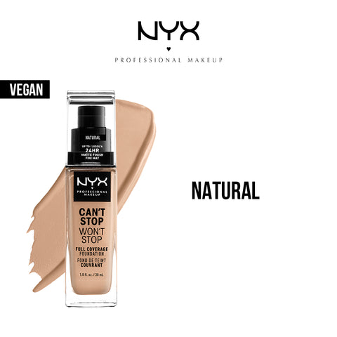 NYX Can't Stop Won't Stop 24 Hours Foundation-Natural