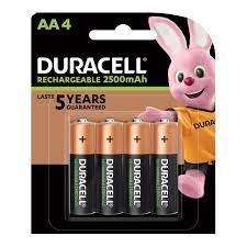 Duracell Rechargeable AA 4 2500mAh