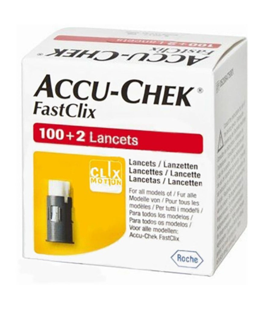 AccuChek Fastclix 102 Lancets