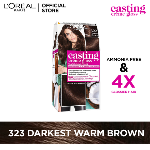 Casting Creme Gloss 323 Darkest Warm Brown