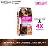 Casting CrãˆMe 535 Mahogany Golden Light Brown
