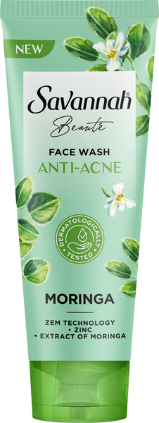 Savannah Beaute Facewash Moringa for Anti Acne 100ml