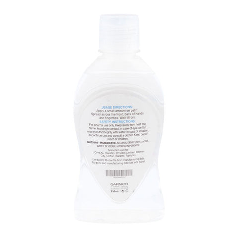 Garnier Skin Active Pure Active Hand Sanitizer, 80% Alcohol, 250ml