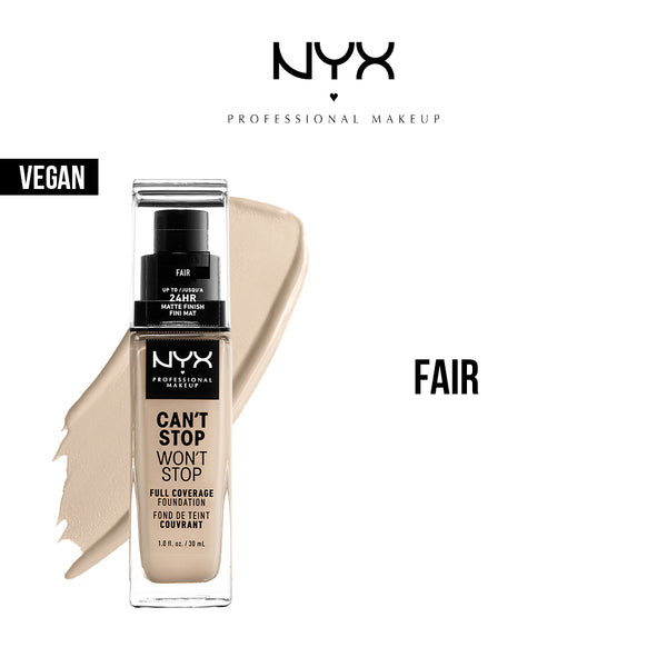 NYX Can't Stop Won't Stop 24 Hours Foundation-Fair