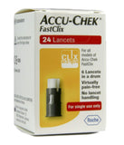 Accu-Chek Fastclix 24 Lancets