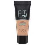 Fit Me Matte Liquid Foundation - Swatch-MNY FACE-MAYBELLINE-classic ivory-120-digimall.pk