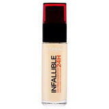 Infallible-Liquid-Foundation-24H - Swatch-LOMO-FACE-LOREAL-MAKEUP-PORCELAIN 015-digimall.pk