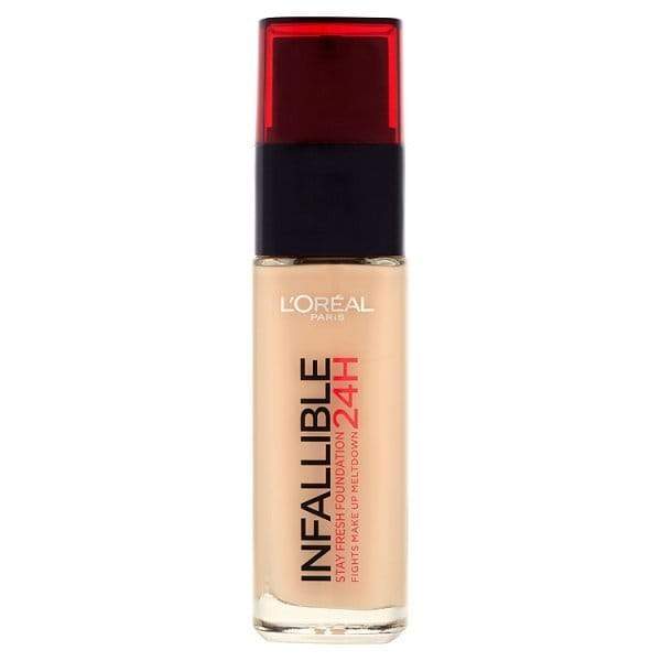Infallible-Liquid-Foundation-24H - Swatch-LOMO-FACE-LOREAL-MAKEUP-rose beige-digimall.pk