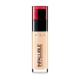 Infallible-Liquid-Foundation-24H - Swatch-LOMO-FACE-LOREAL-MAKEUP-vanilla-digimall.pk
