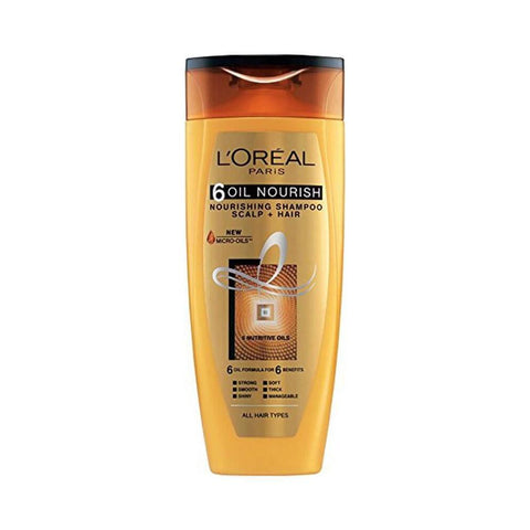 L'Oreal Paris 6 Oil Nourish Shampoo 175Ml (Pk)-LPARIS-Loreal Paris-LP 6 OIL NOUR SHAMPOO 175ML-digimall.pk