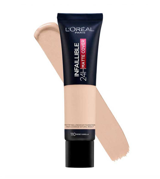 Infallible 24H Matte Cover Foundation 110 Rose Vanilla