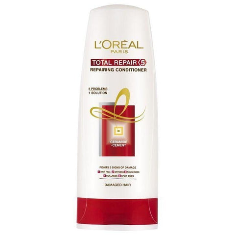 L'Oreal Paris Total Repair 5 Conditioner 175Ml (Pk)-LPARIS-Loreal Paris-TOTAL REPAIR-digimall.pk