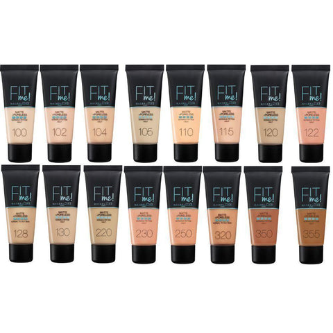 Fit Me Matte & Poreless Foundation - Swatch